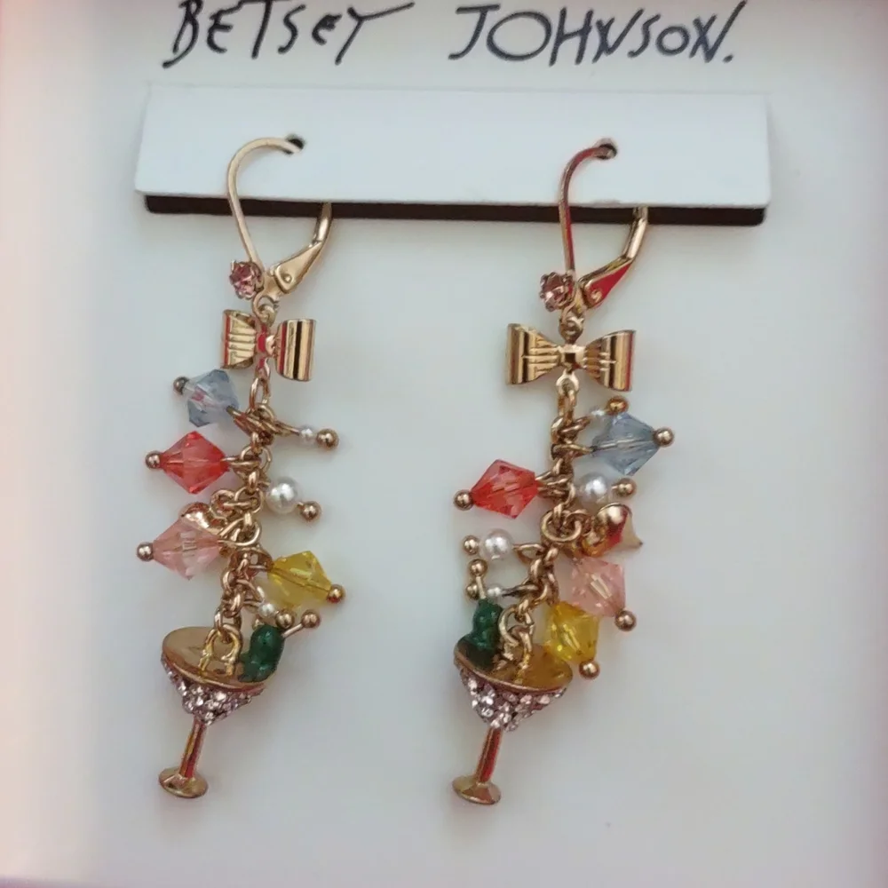 Betsey Johnson Cocktail Earrings